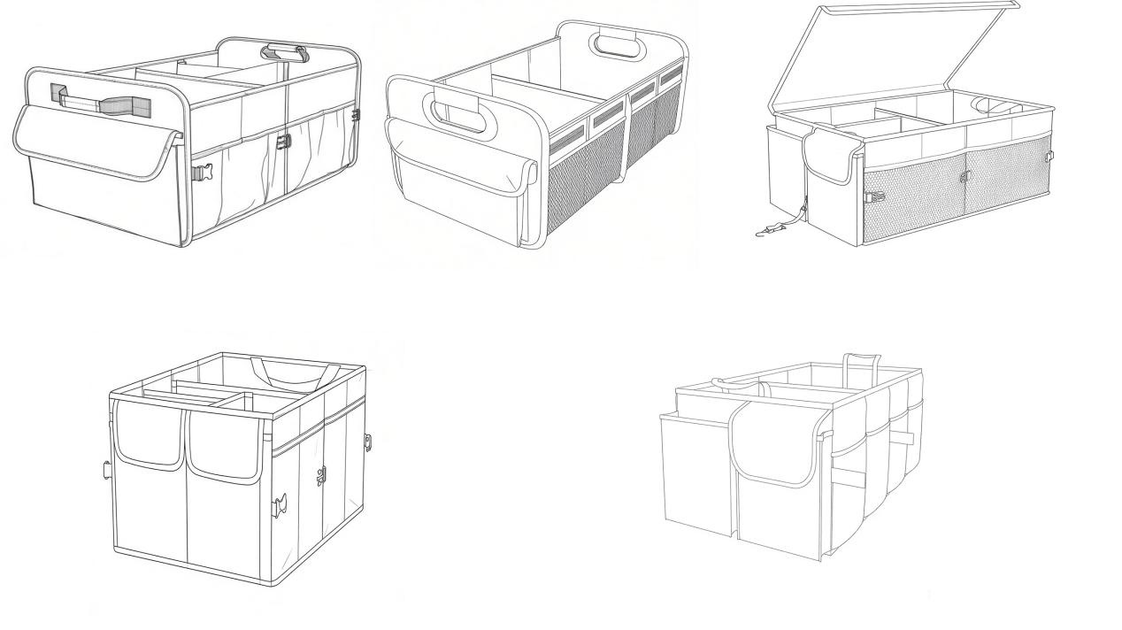 Car trunk organizers